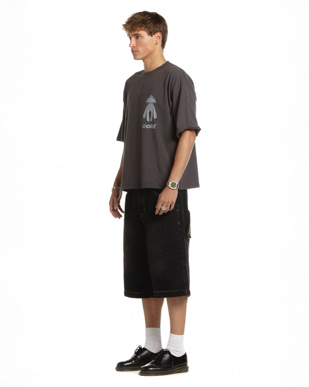 NEW IN TOWN TEE BALTIC BLUE - COLD CULTURE