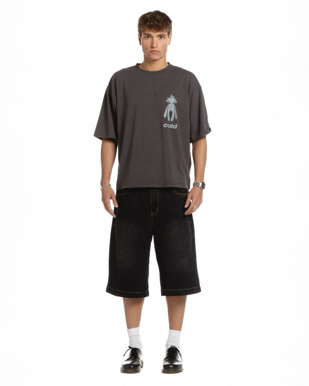 NEW IN TOWN TEE BALTIC BLUE - COLD CULTURE