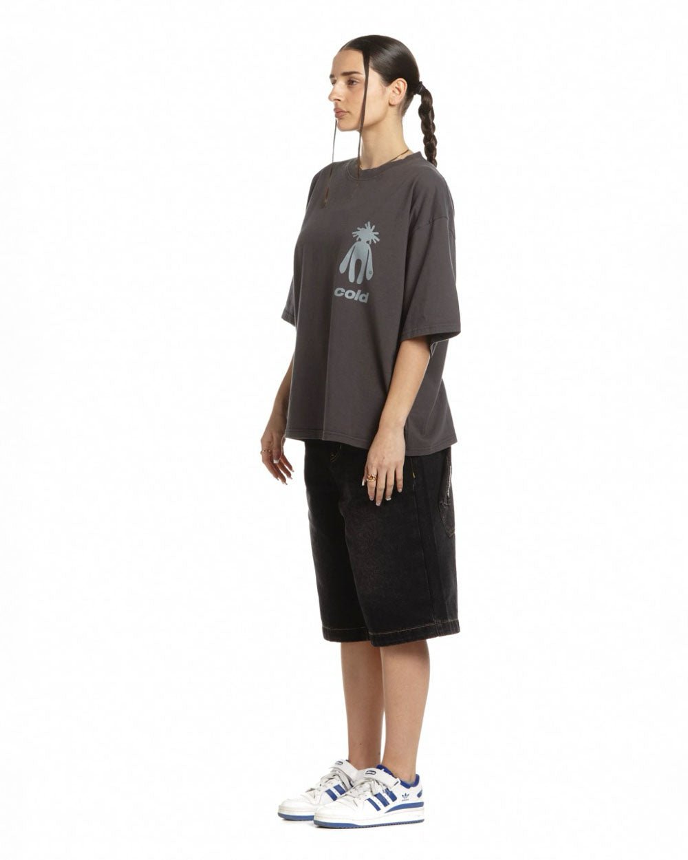 NEW IN TOWN TEE BALTIC BLUE - COLD CULTURE