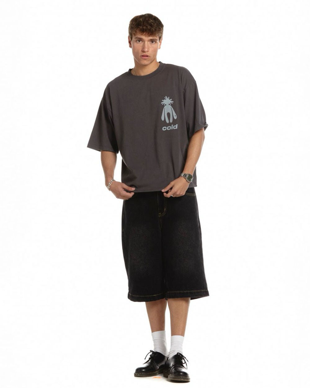 NEW IN TOWN TEE BALTIC BLUE - COLD CULTURE