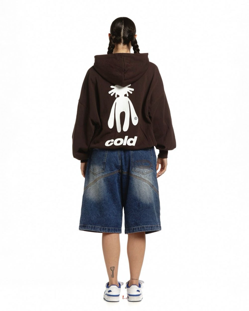 NEW IN TOWN ZIP HOODIE COCOA - COLD CULTURE