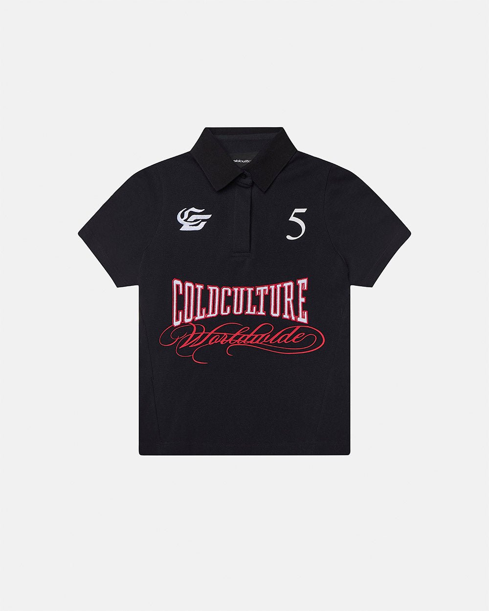 NIA SET POLO BLACK - Cold Culture