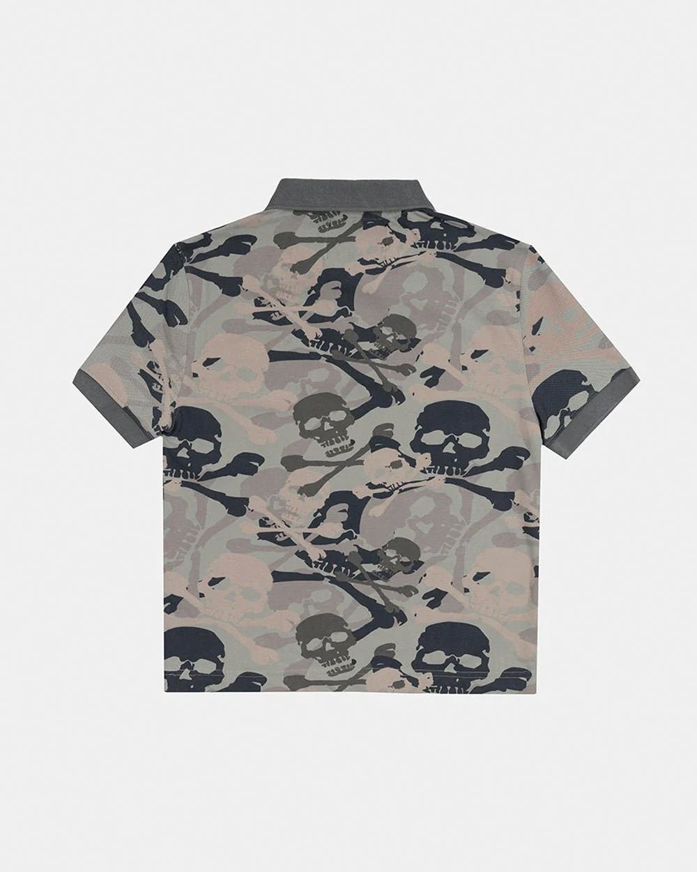 NIGHTSKULL POLO GREY - Cold Culture