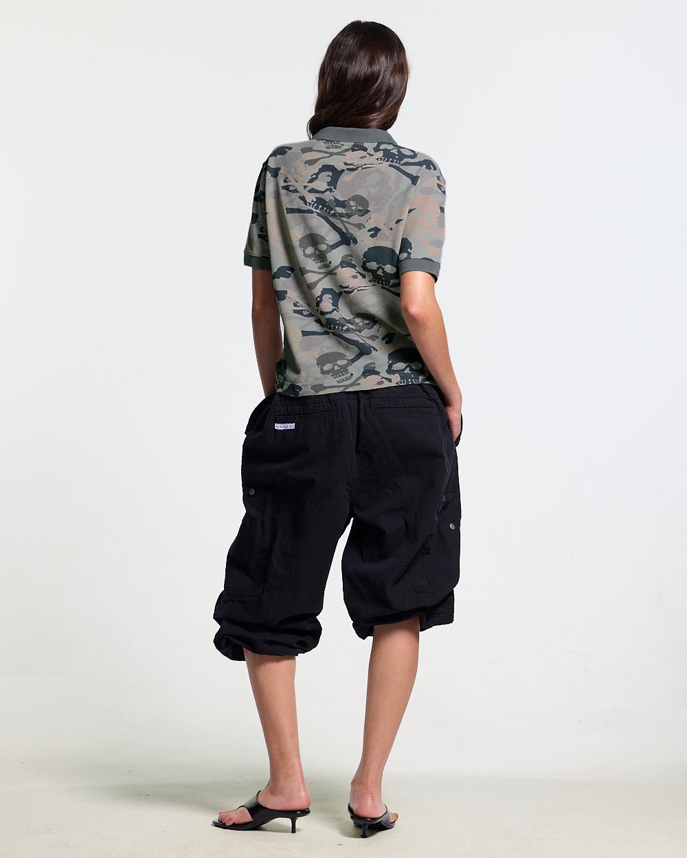 NIGHTSKULL POLO GREY - Cold Culture