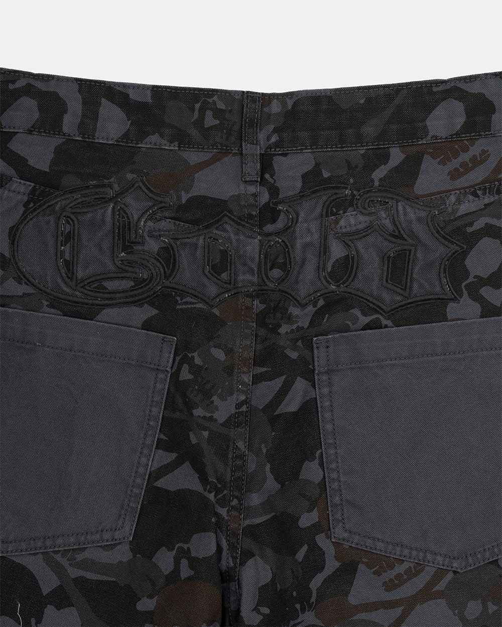 NIGHTSKULL SHORTS GREY - Cold Culture