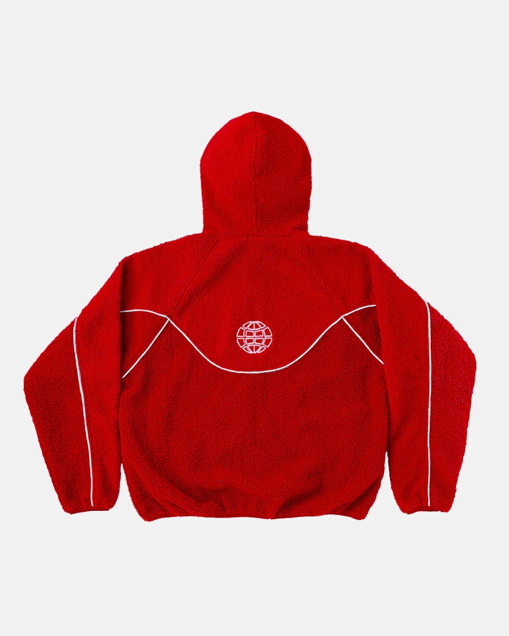 NO RISK FLEECE JACKET VIVID RED - COLD CULTURE