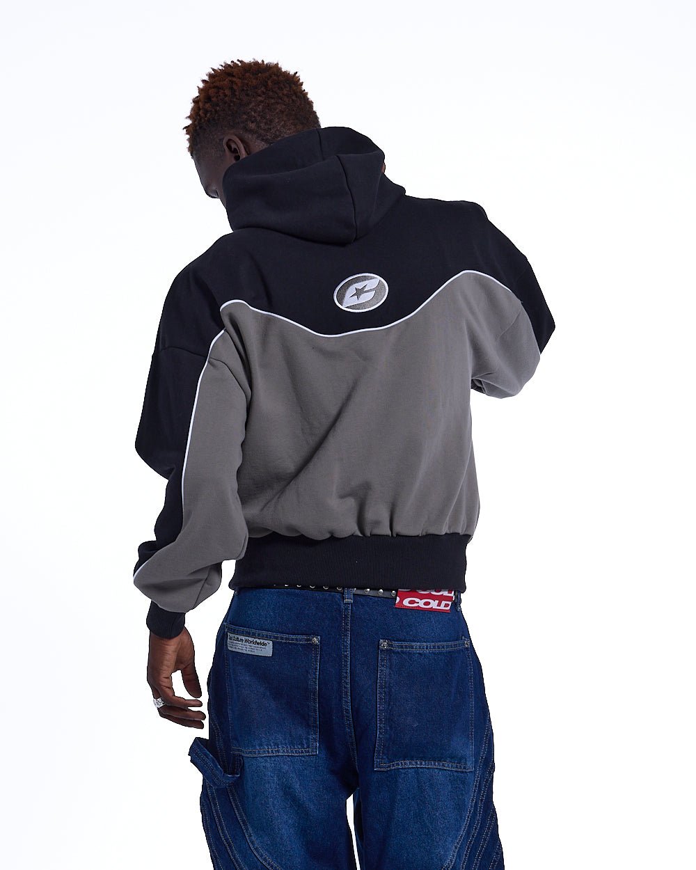 NO RISK ZIP HOODIE BLACK - COLD CULTURE