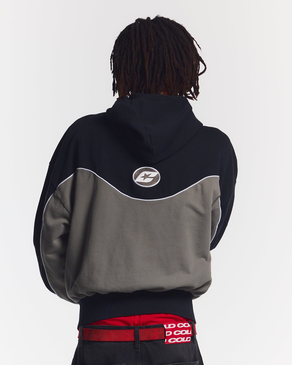 NO RISK ZIP HOODIE BLACK - COLD CULTURE