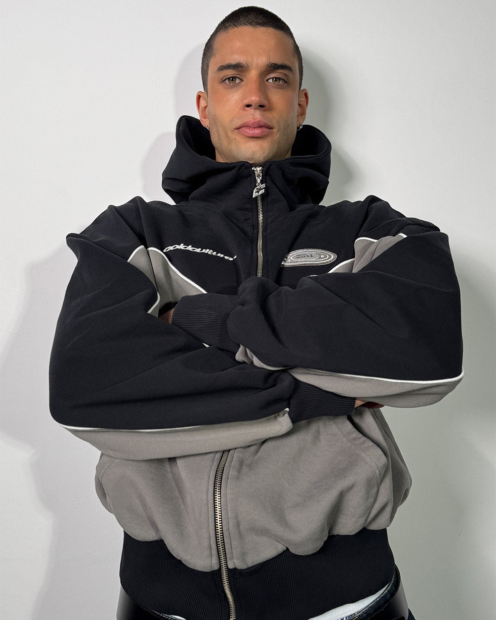 NO RISK ZIP HOODIE BLACK - Cold Culture