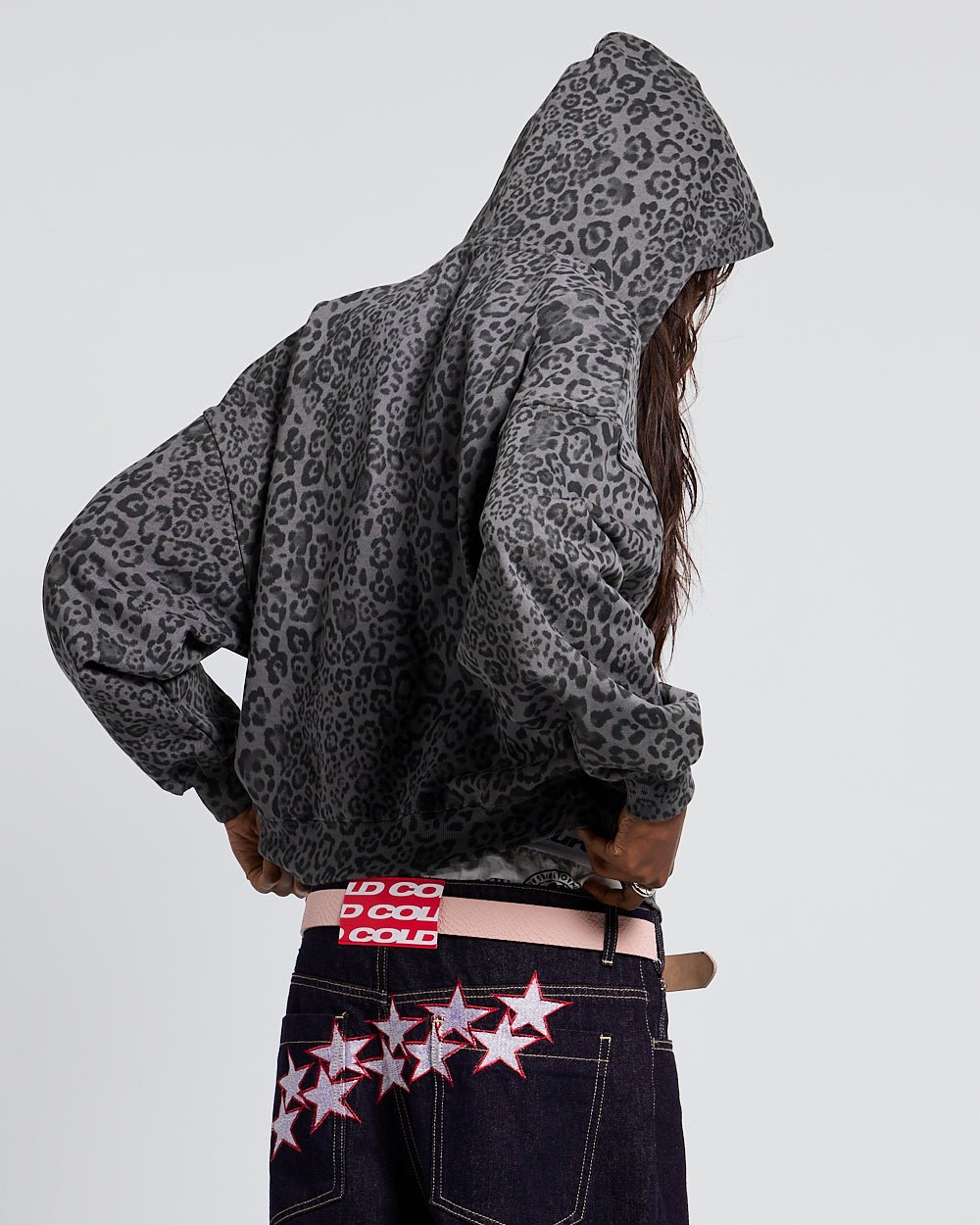 NOCTURNE BEAST ZIP HOODIE DARK GREY - Cold Culture