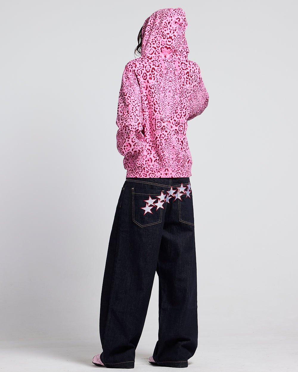 NOCTURNE BEAST ZIP HOODIE PINK - Cold Culture