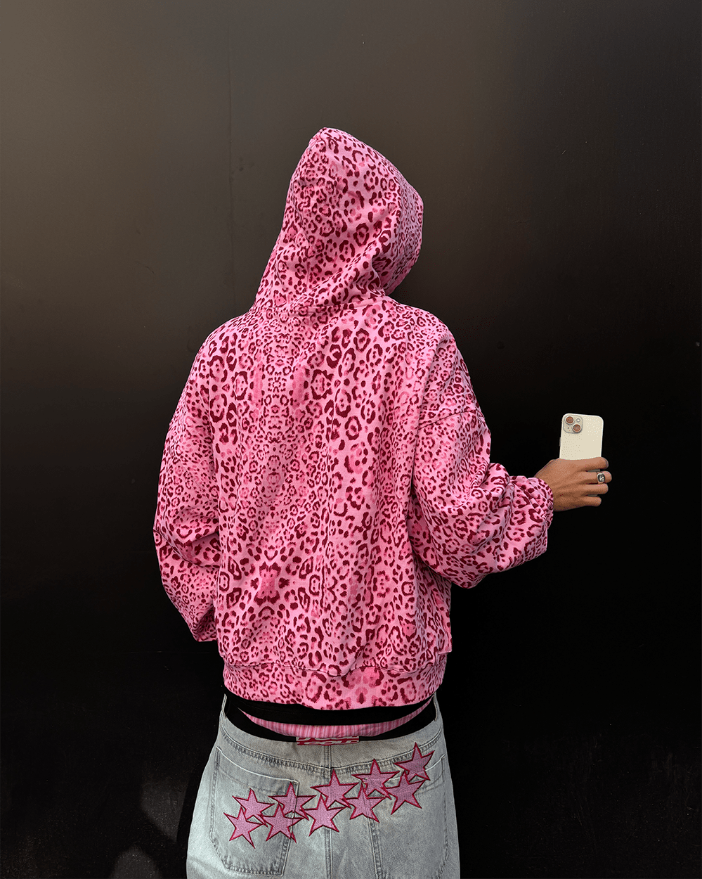 NOCTURNE BEAST ZIP HOODIE PINK - Cold Culture