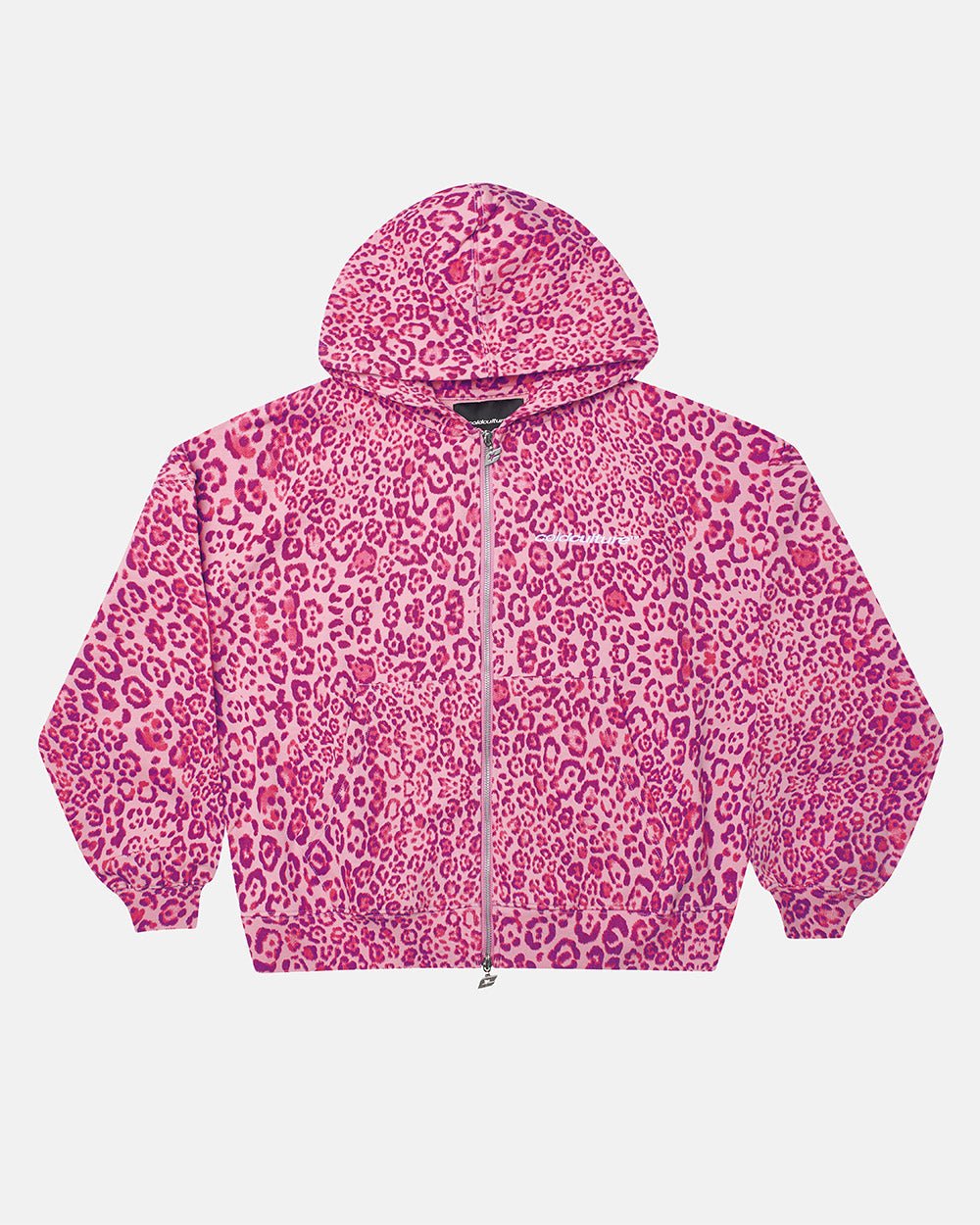 NOCTURNE BEAST ZIP HOODIE PINK - Cold Culture