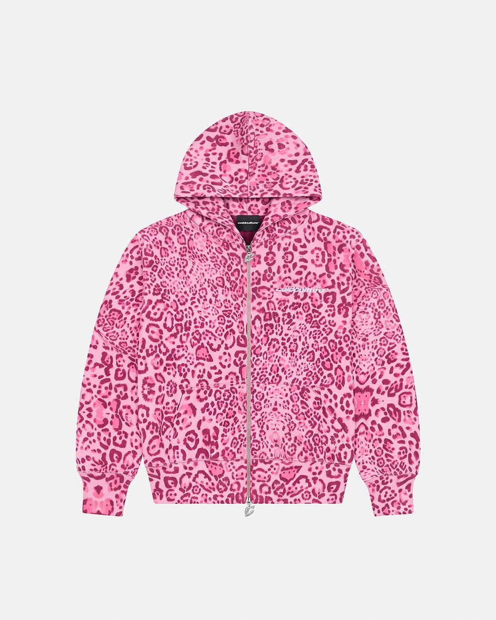 NOCTURNE ZIP HOODIE PINK - Cold Culture