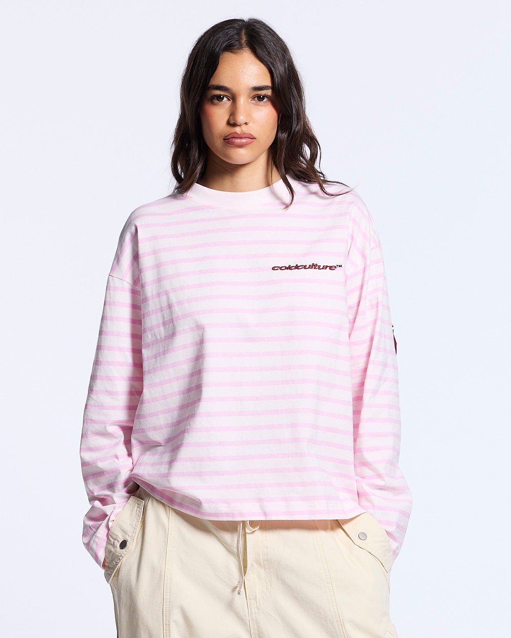 NORTH STARS LONGSLEEVE PINK - Cold Culture #woman