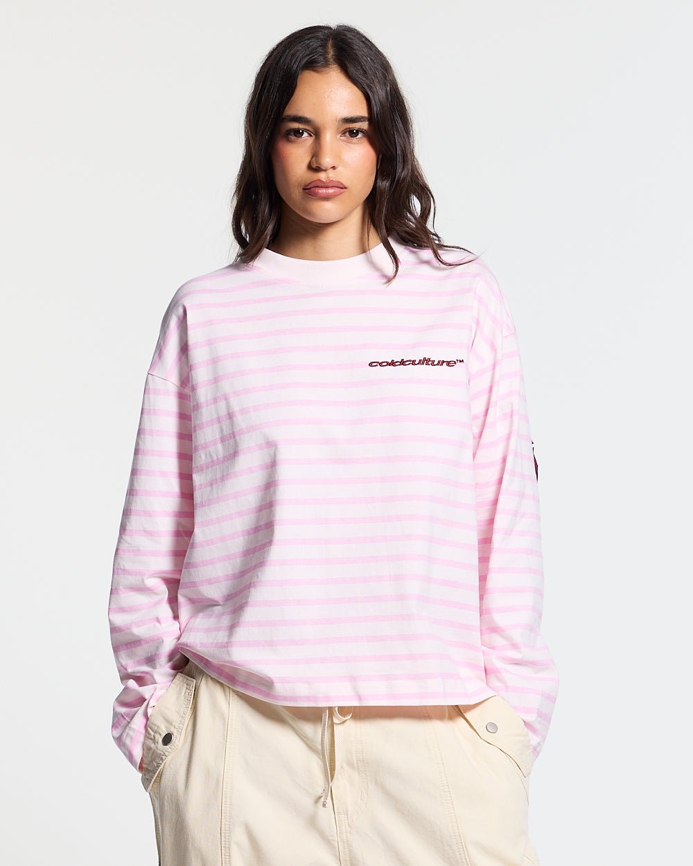 NORTH STARS LONGSLEEVE PINK - Cold Culture