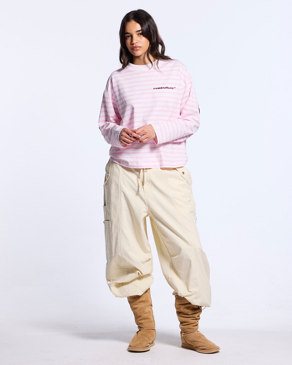 NORTH STARS LONGSLEEVE PINK - Cold Culture #woman