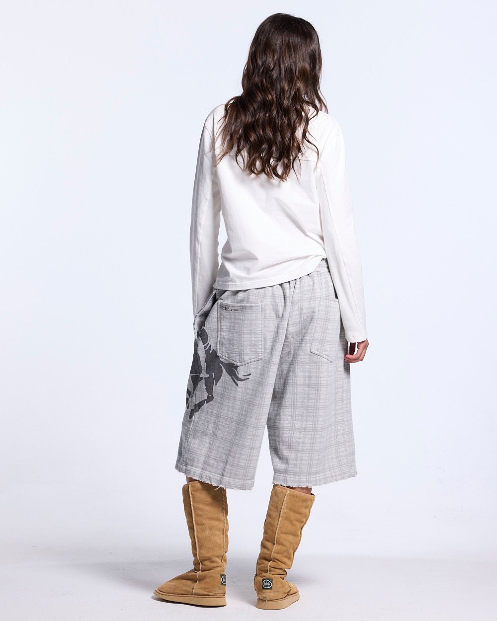 NOVEL SHORT SWEATPANTS GREY - Cold Culture