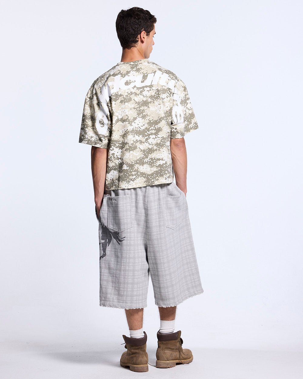 NOVEL SHORT SWEATPANTS GREY - Cold Culture