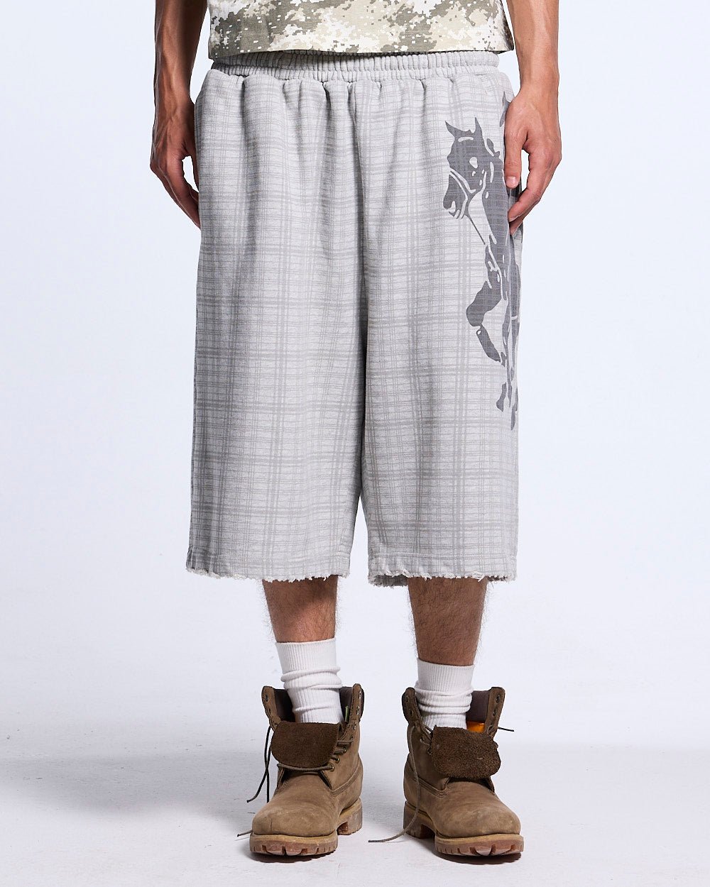 NOVEL SHORT SWEATPANTS GREY - Cold Culture