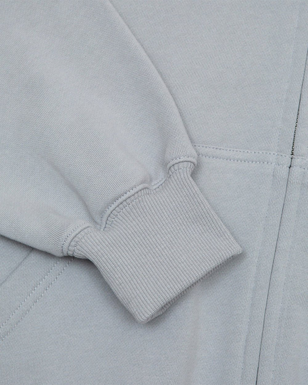 NUMBER PERSPECTIVE ZIP HOODIE MEDIUM GREY - COLD CULTURE