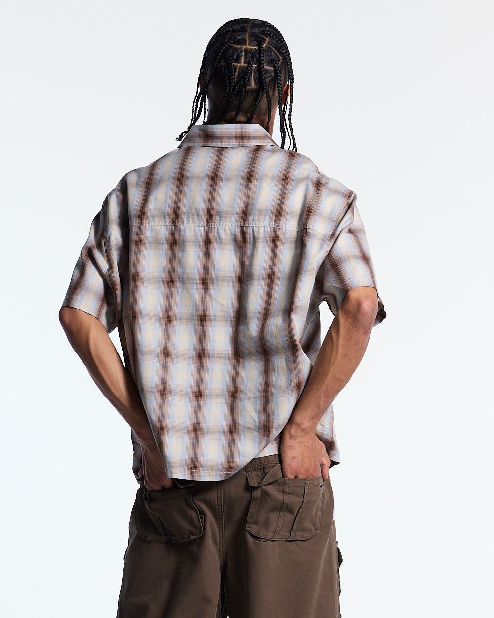 OFFICE SCRIPT SHIRT BEIGE - Cold Culture