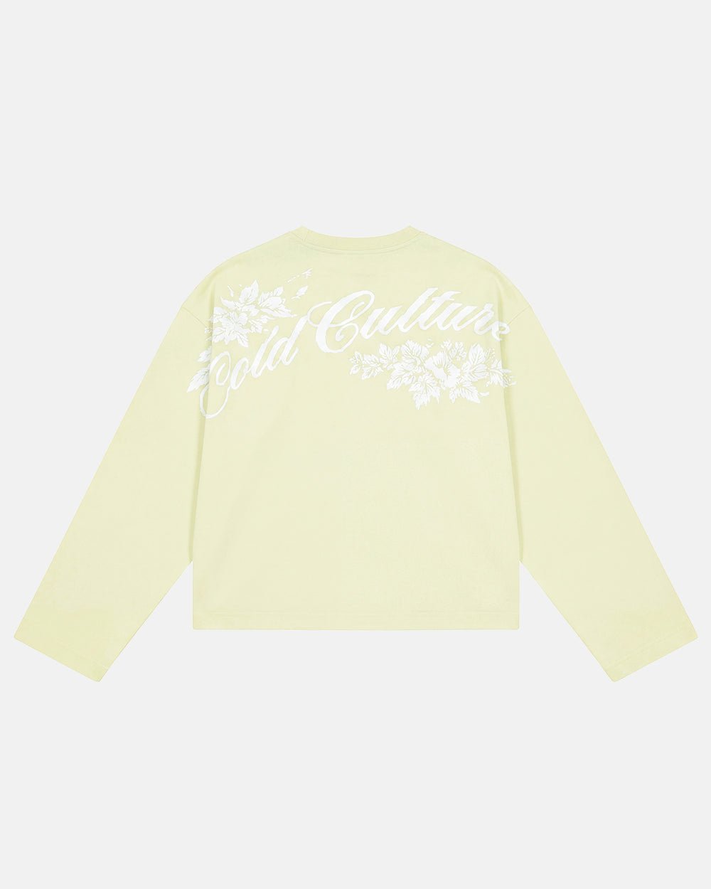 OLD SOUL LONGSLEEVE PALE YELLOW - Cold Culture