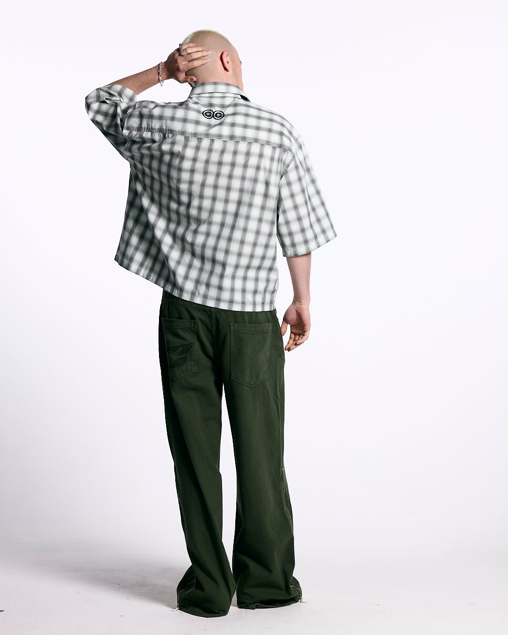 ONE POCKET SHIRT BLURRED GREEN - COLD CULTURE
