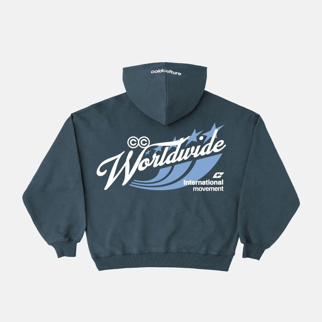 ORBIT HOODIE BALTIC BLUE - Cold Culture