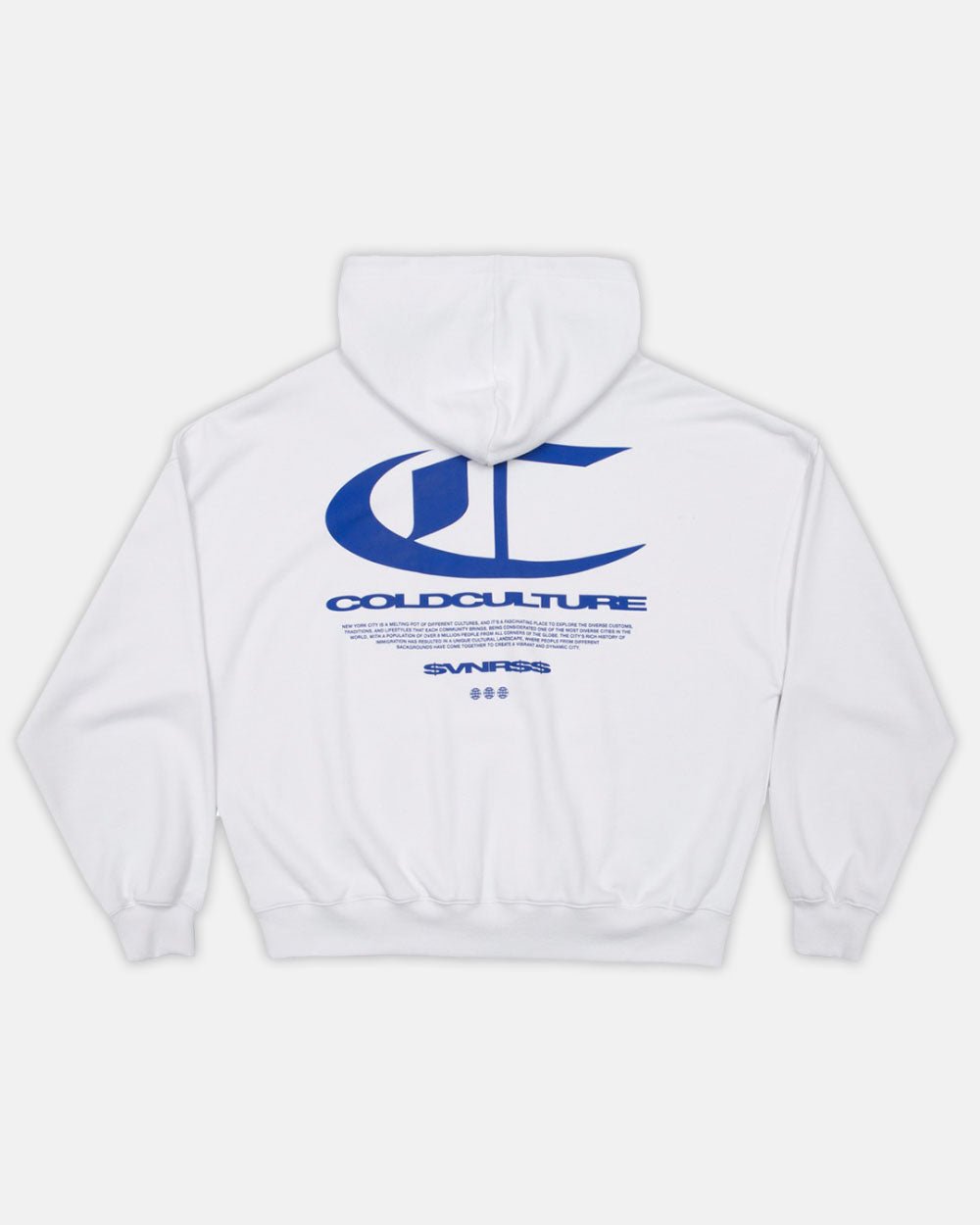 ORNAMENT HOODIE WHITE - COLD CULTURE