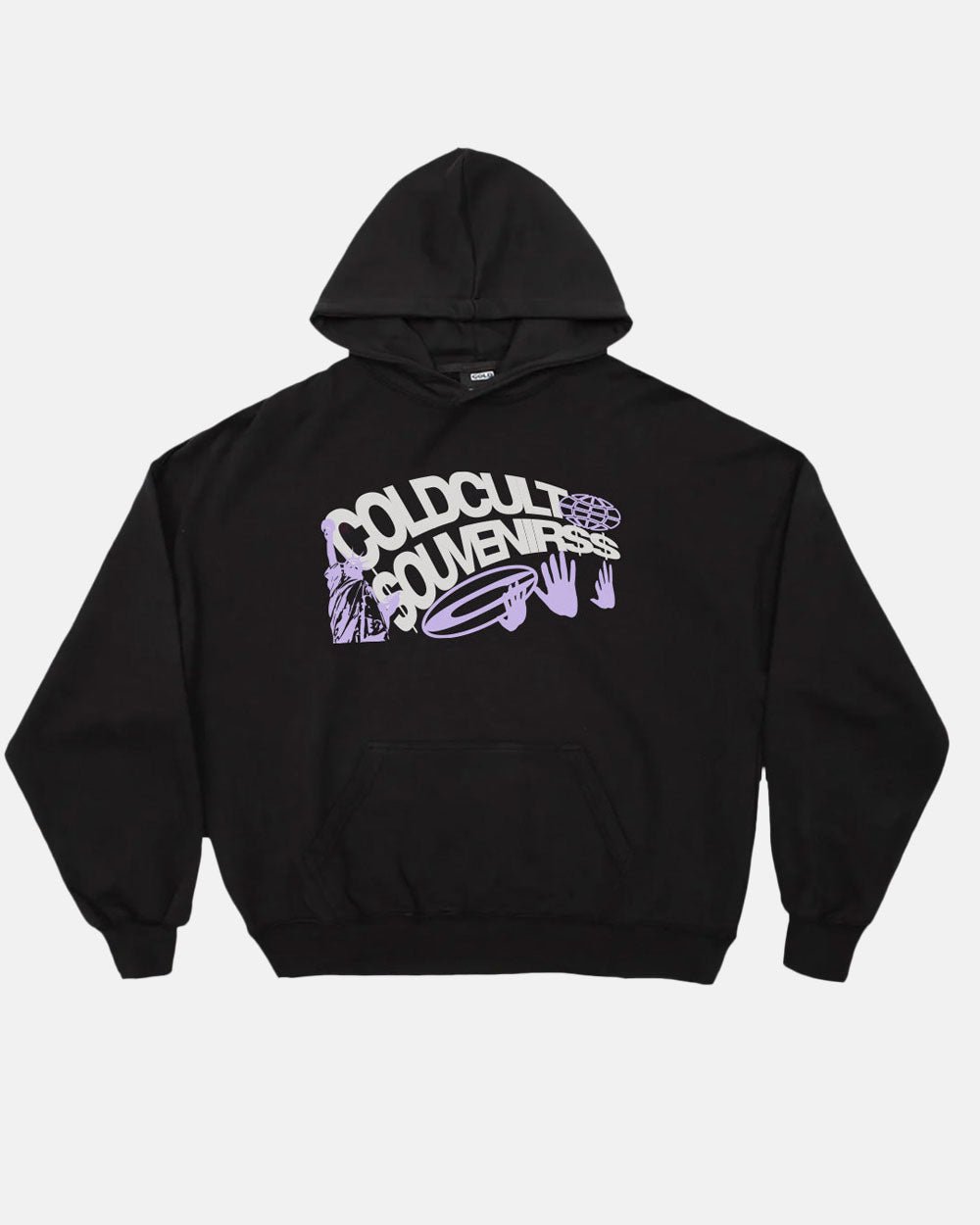 $OUVENIR$$ HOODIE BLACK - COLD CULTURE