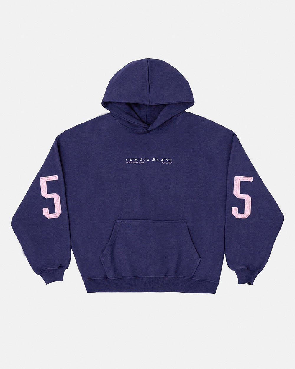 OVERTAKE HOODIE NAVY - Cold Culture