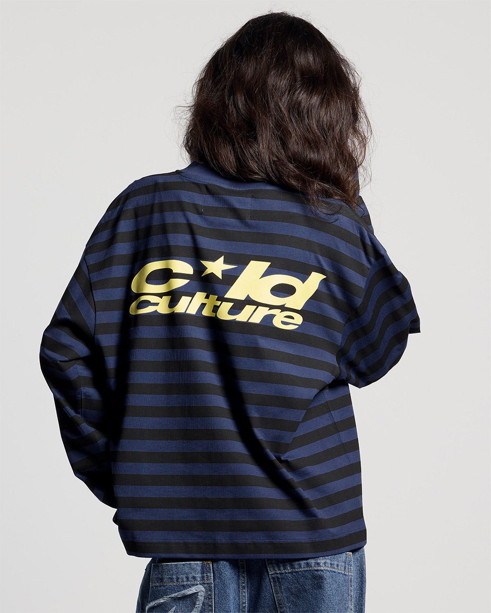 PARDON ME LONGSLEEVE BLACK & BLUE - Cold Culture