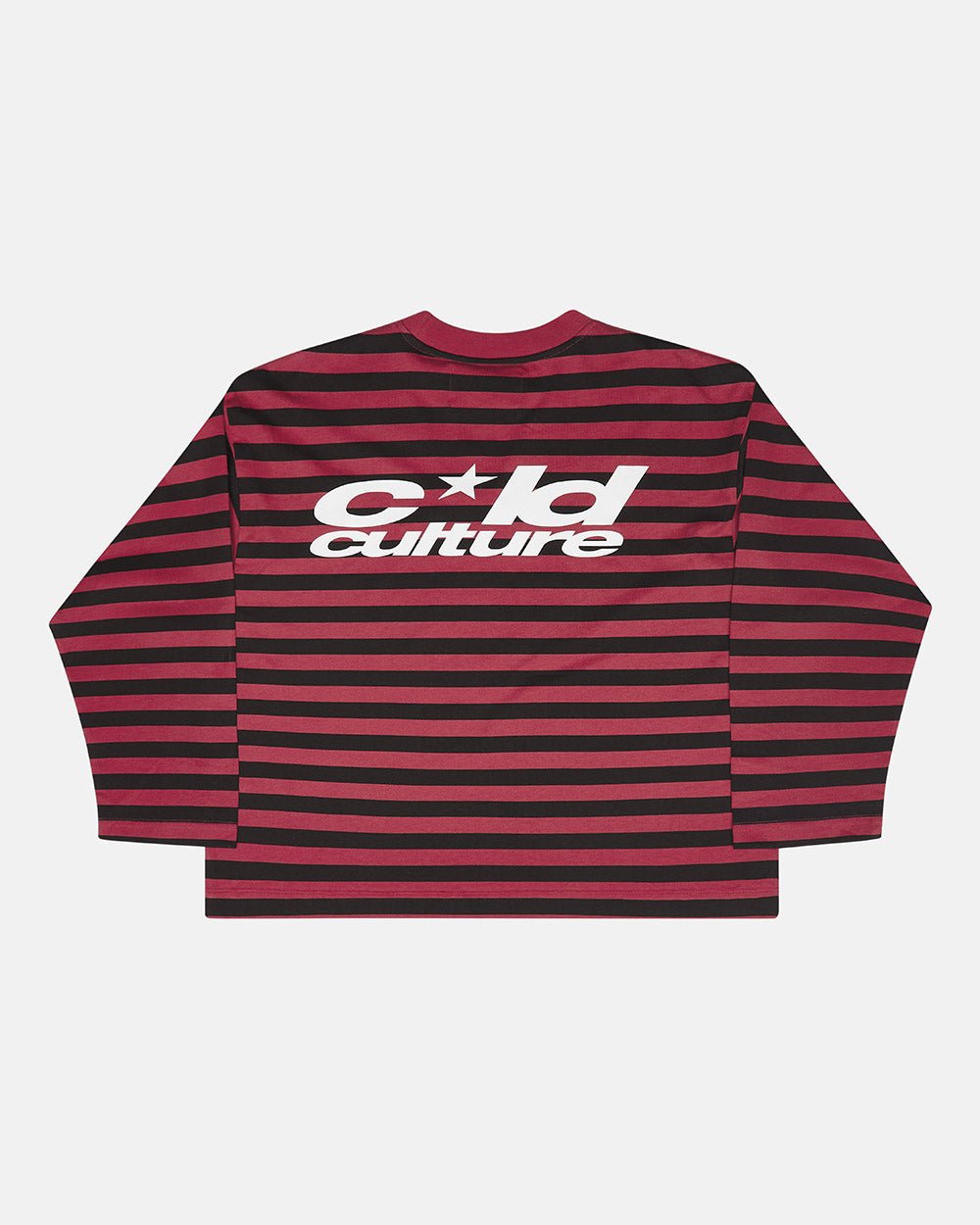 PARDON ME LONGSLEEVE BLACK & RED - Cold Culture