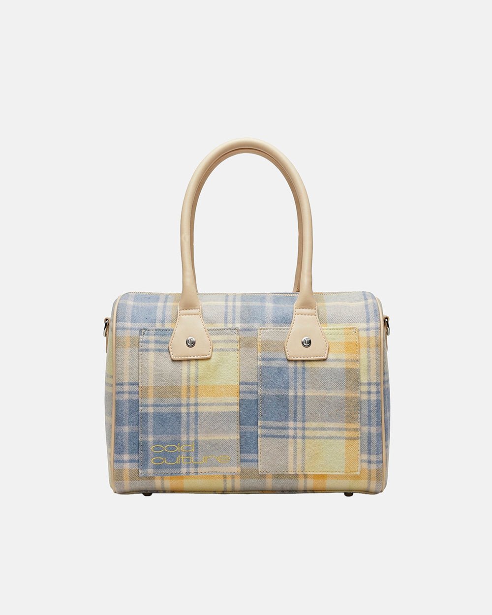 PARIS BAG YELLOW TARTAN - Cold Culture