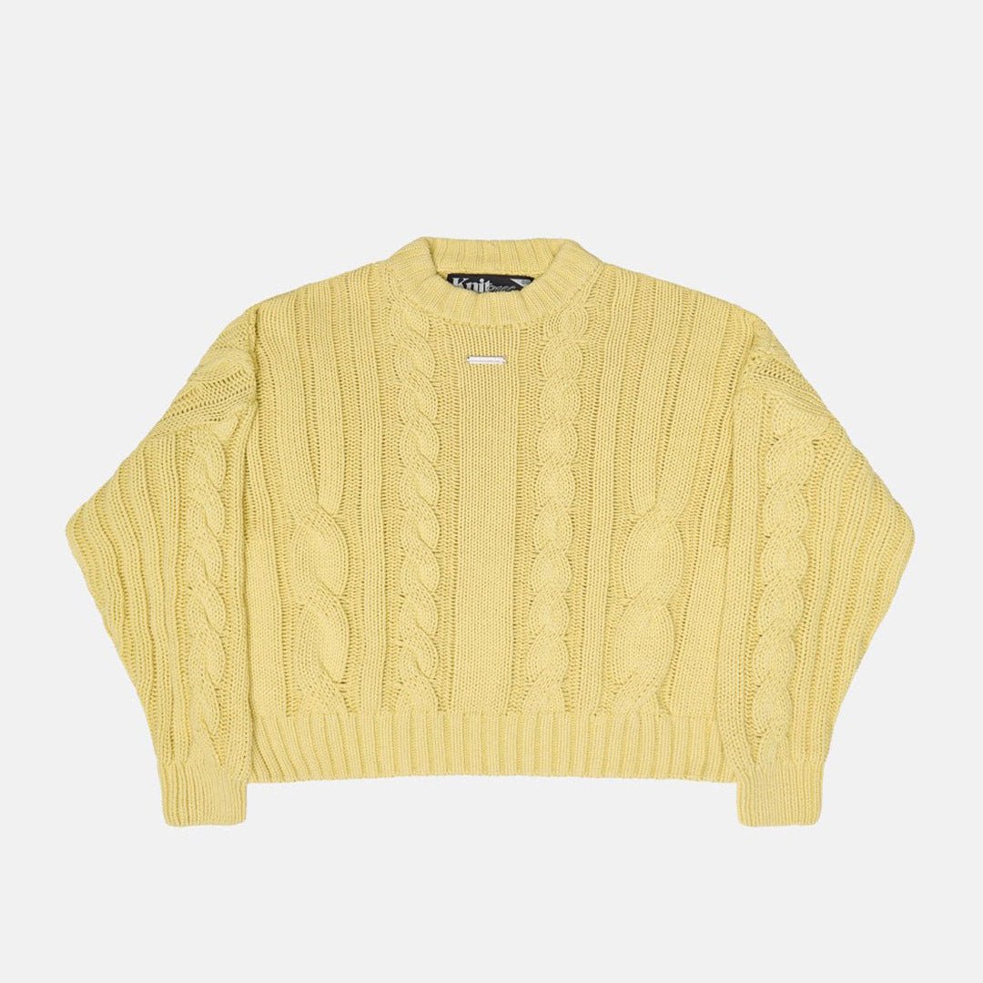 PATTERNED KNIT YELLOW - Cold Culture
