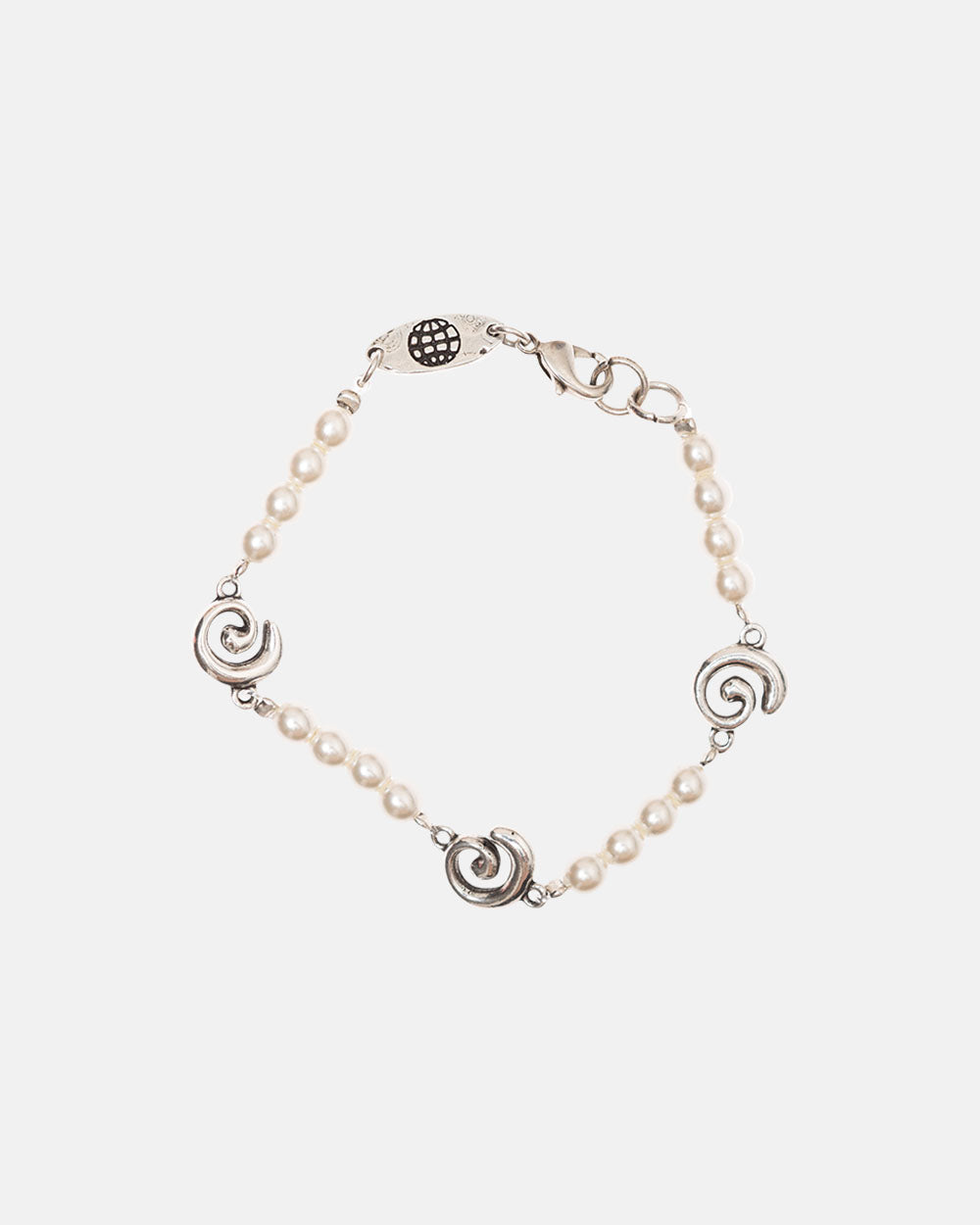 PEARL AND SPIRAL BRACELET