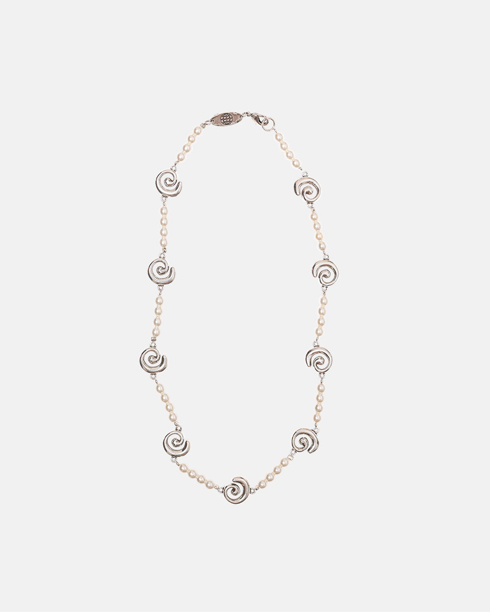 PEARL AND SPIRAL NECKLACE