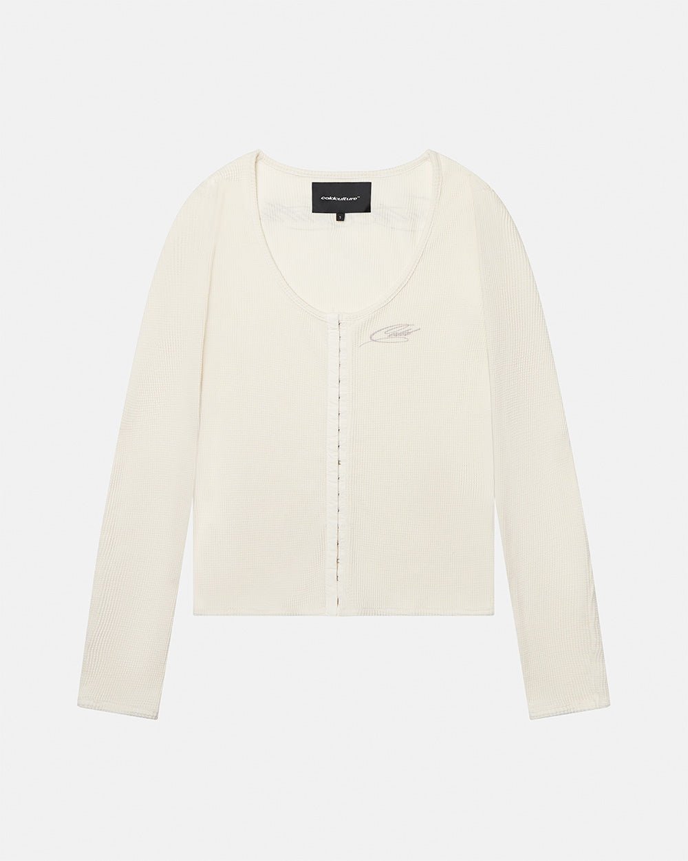 PERFECT LONGSLEEVE TOP OFF WHITE - Cold Culture