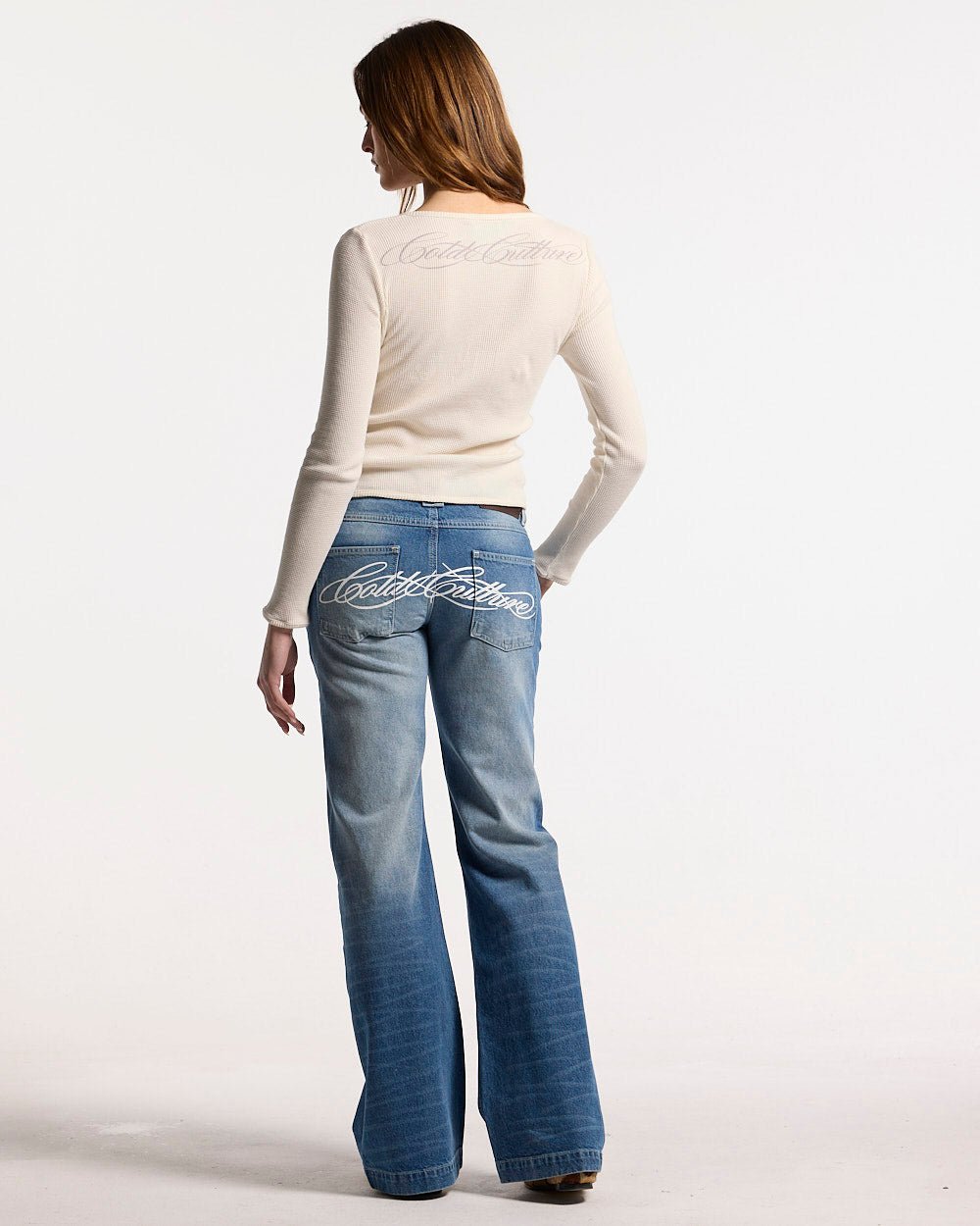 PERFECT LONGSLEEVE TOP OFF WHITE - Cold Culture