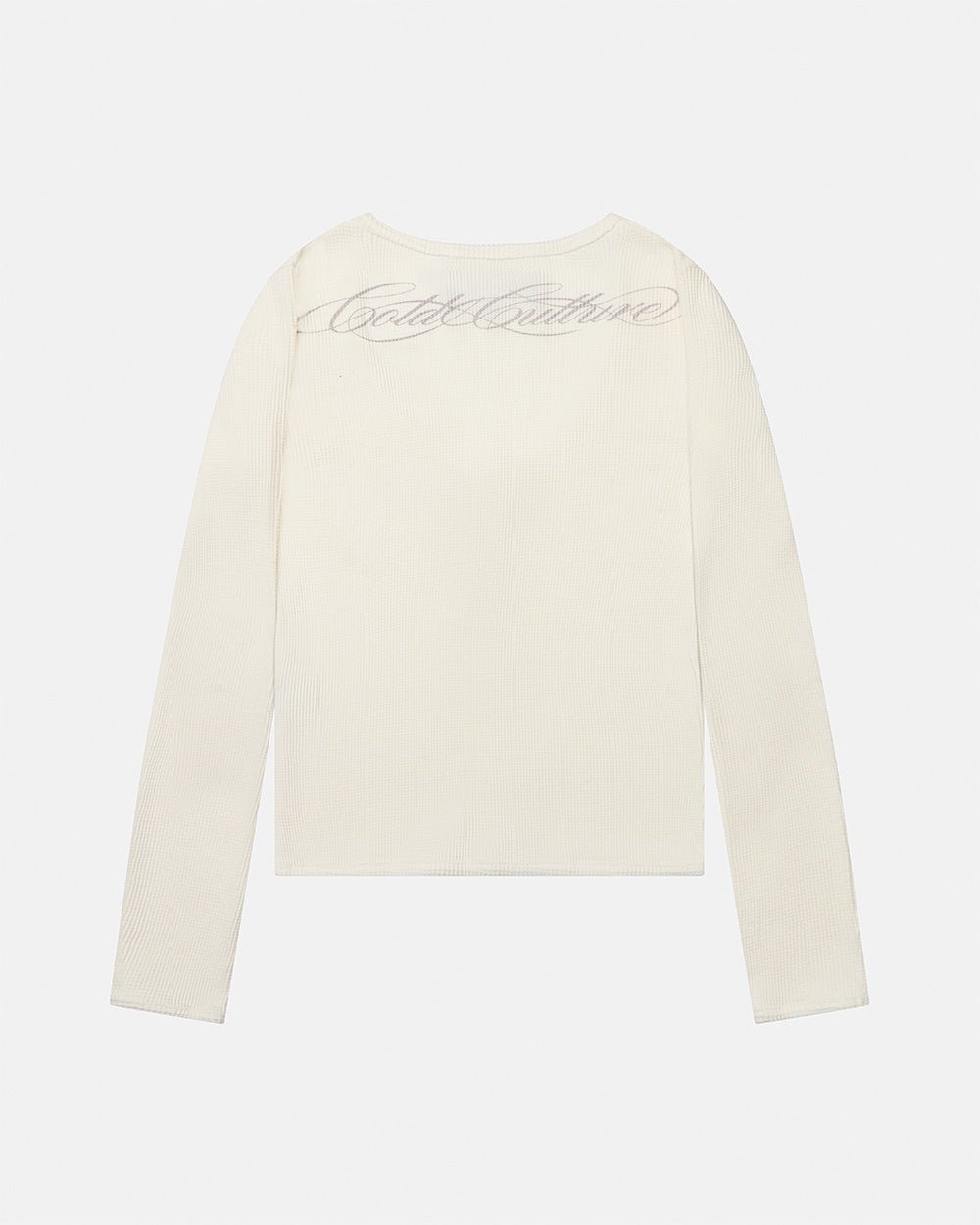 PERFECT LONGSLEEVE TOP OFF WHITE - Cold Culture