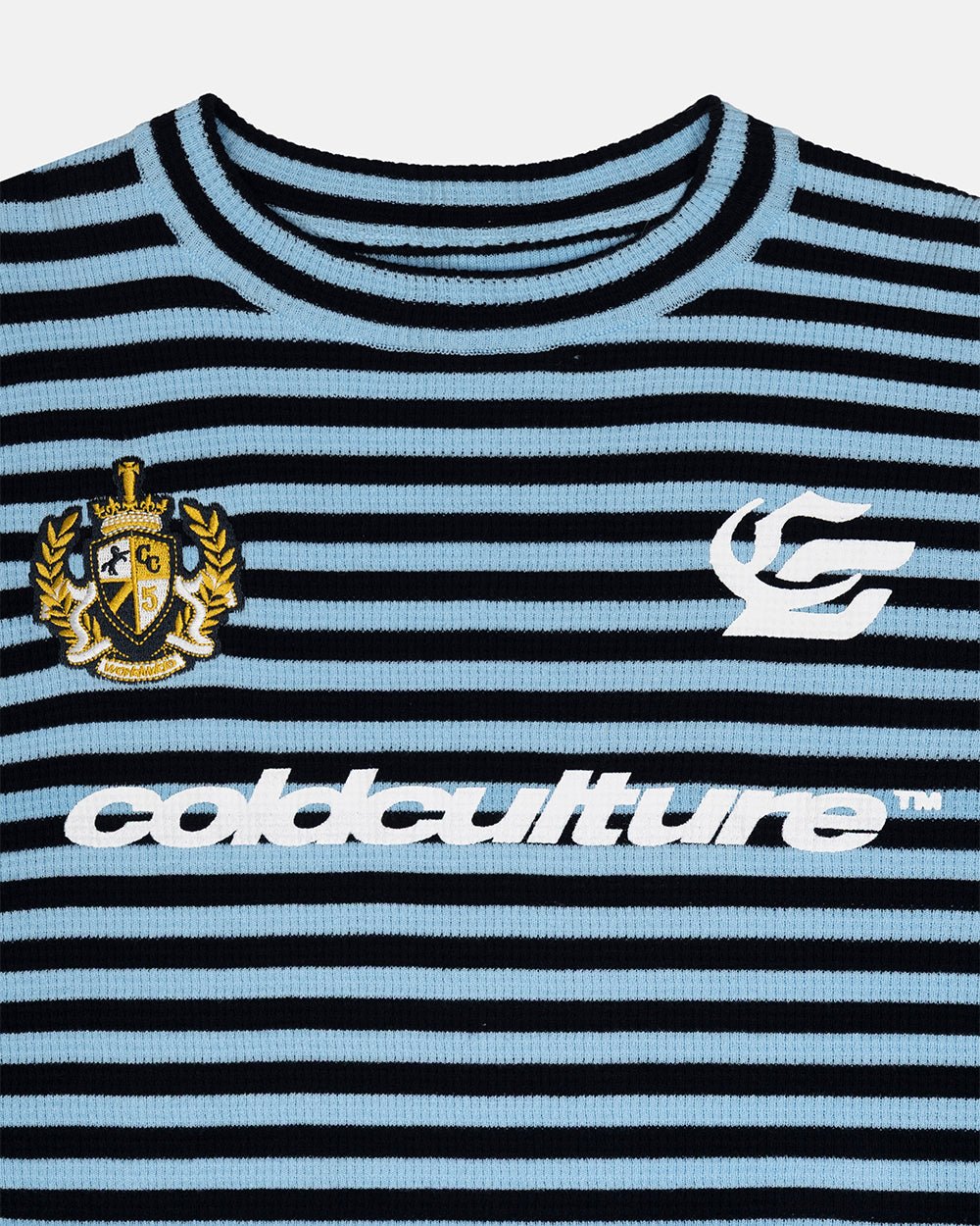 PHARREL LONGSLEEVE DARK & LIGHT BLUE - Cold Culture