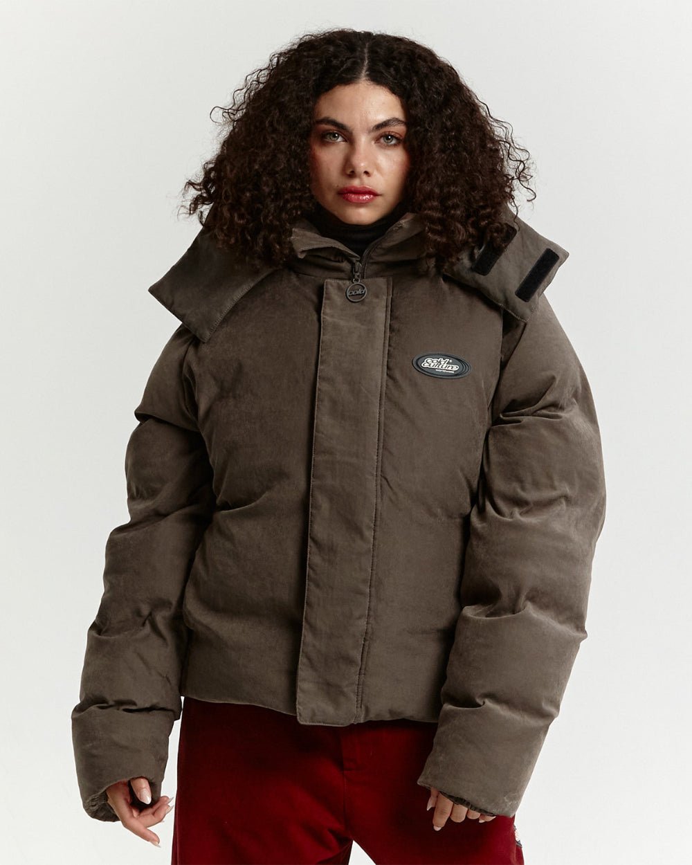 PILLOW PUFFER SHADY BROWN - COLD CULTURE