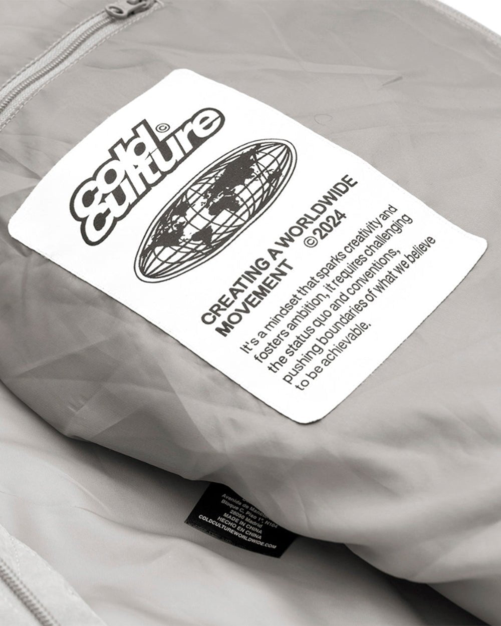 PILLOW PUFFER SHADY GREY - COLD CULTURE