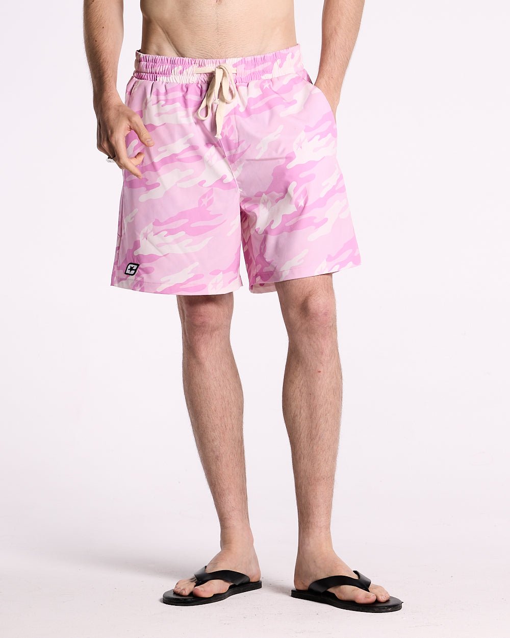 PINK CAMO SWIM SHORT - COLD CULTURE