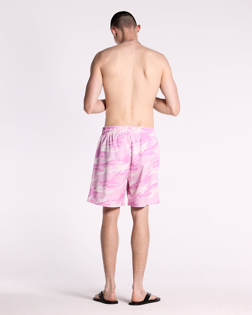 PINK CAMO SWIM SHORT - COLD CULTURE