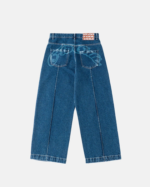 PINTUCK V2 PANTS BLUE DENIM