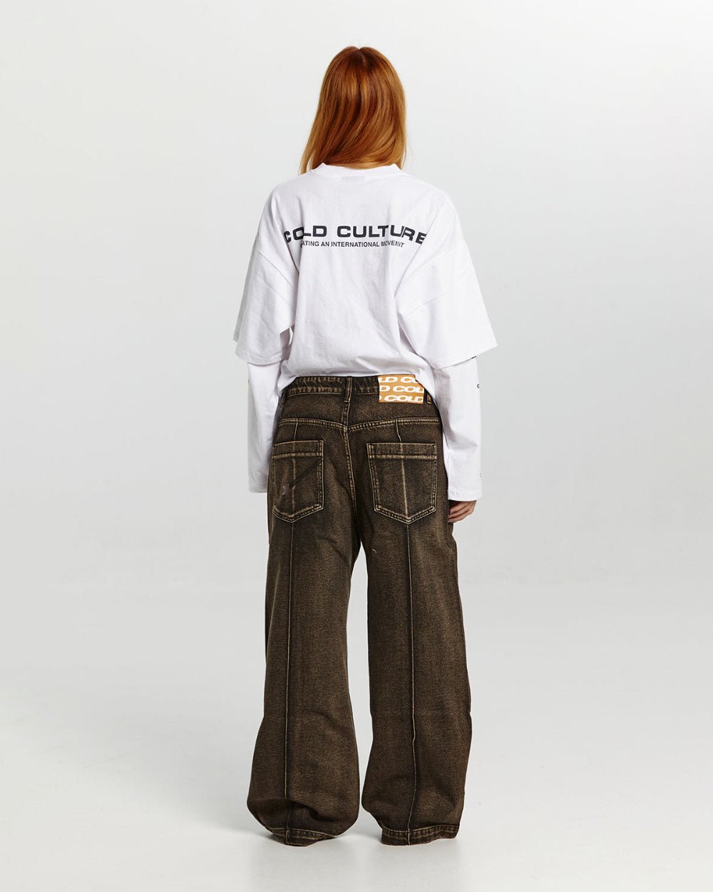 PINTUCK V2 PANTS SEPIA BROWN - COLD CULTURE