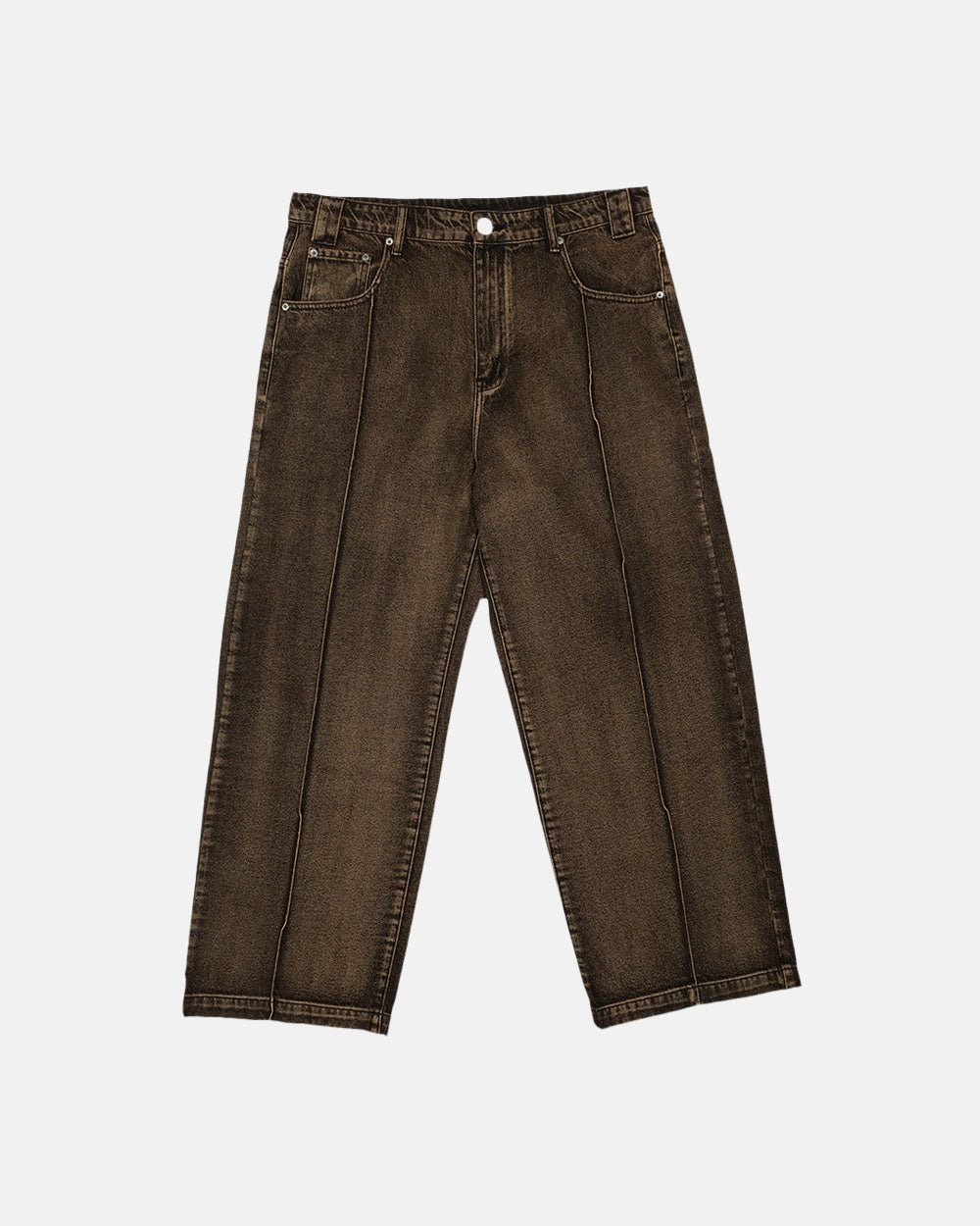 PINTUCK V2 PANTS SEPIA BROWN - COLD CULTURE