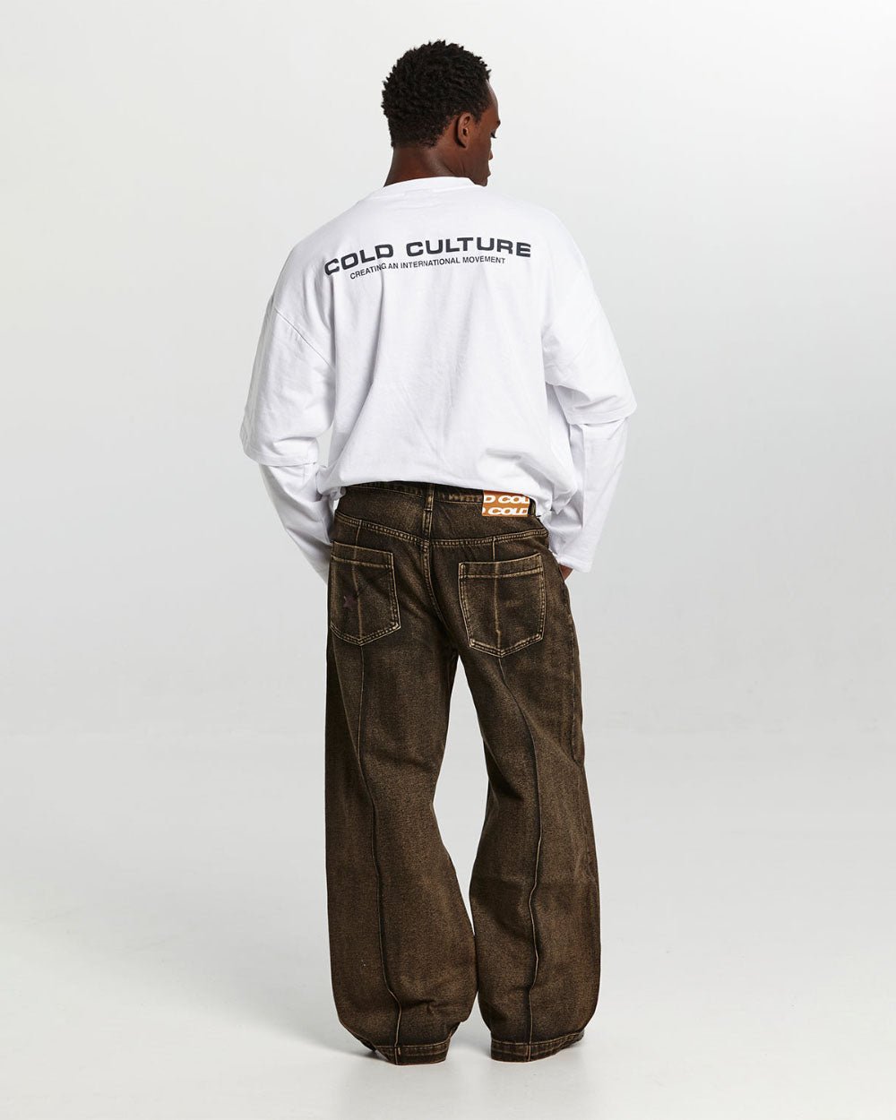 PINTUCK V2 PANTS SEPIA BROWN - COLD CULTURE